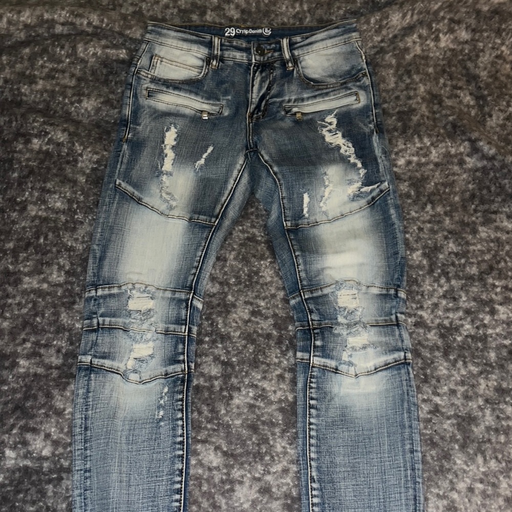 Men Crips Denim jeans